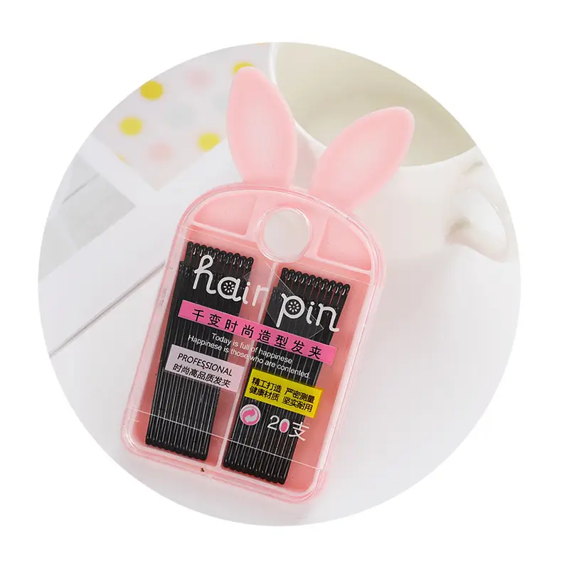 Rabbit Ears Hair Clip Set for Girls Non-Shedding - Image 8