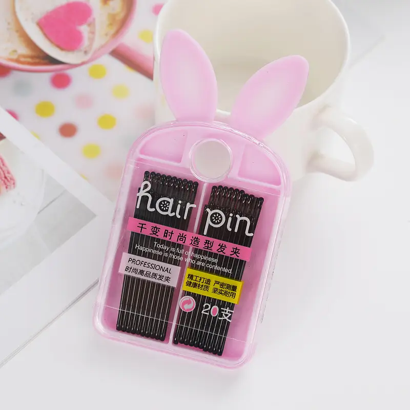 Rabbit Ears Hair Clip Set for Girls Non-Shedding — feature 11