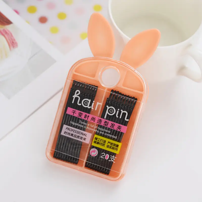 Rabbit Ears Hair Clip Set for Girls Non-Shedding - Image 2