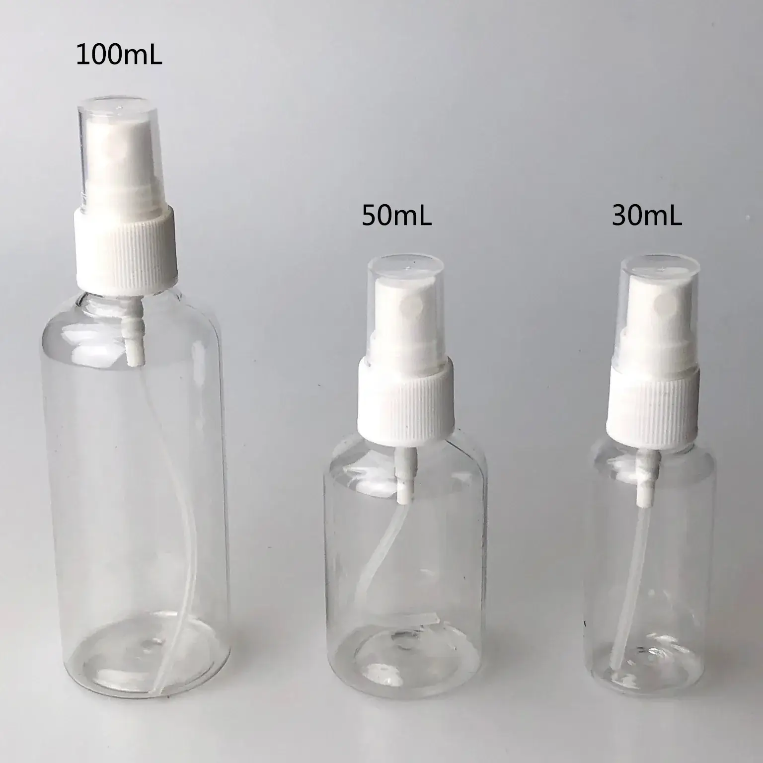 Transparent PET Spray Bottle 30-50-100ml Travel Use - Image 3