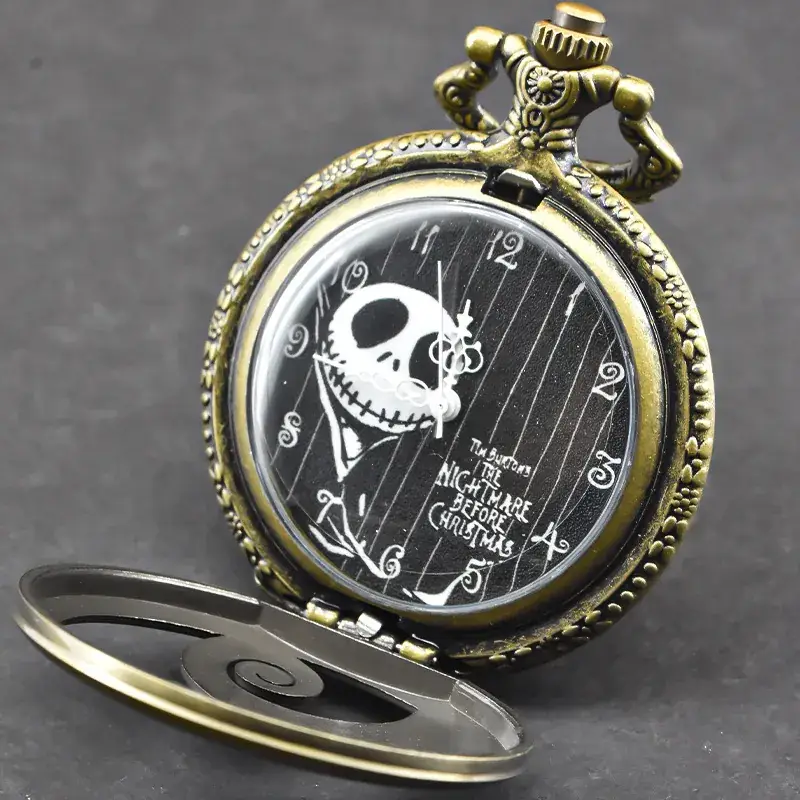 Foreign Personality Hollow Large Quartz Watch with Pocket Watch Design - Image 10
