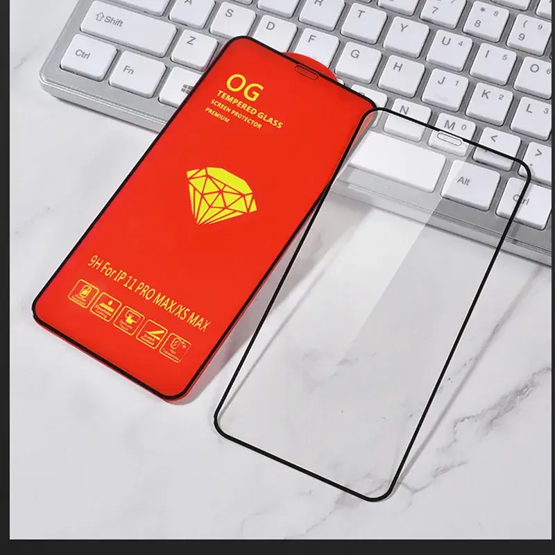 16 Full Screen Anti-Static Gold Drill Mobile Film Cover - Image 4