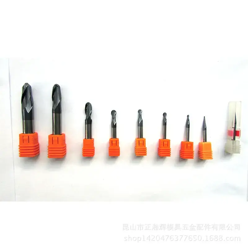 YMX Tungsten Steel Ball Knife 2-Blade Milling Cutter R4x60 R5x100 - Image 2