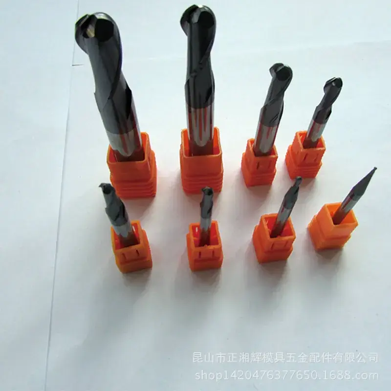 YMX Tungsten Steel Ball Knife 2-Blade Milling Cutter R4x60 R5x100 - Image 4