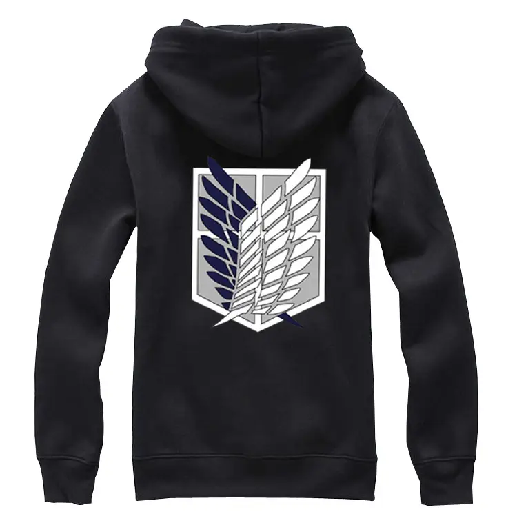 Allen Wings Hoodie Black Full Zip - Image 2