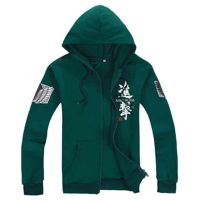 Allen Wings Hoodie Black Full Zip - Image 3