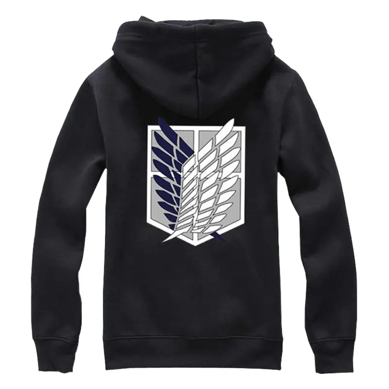Allen Wings Hoodie Black Full Zip