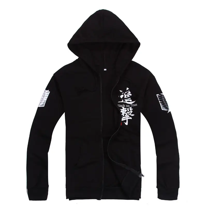 Allen Wings Hoodie Black Full Zip - Image 5