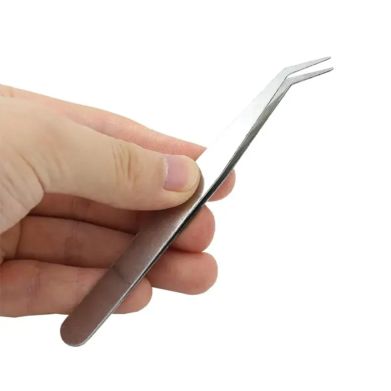 Metal Pointed Elbow Tweezers for Home Use - Image 5
