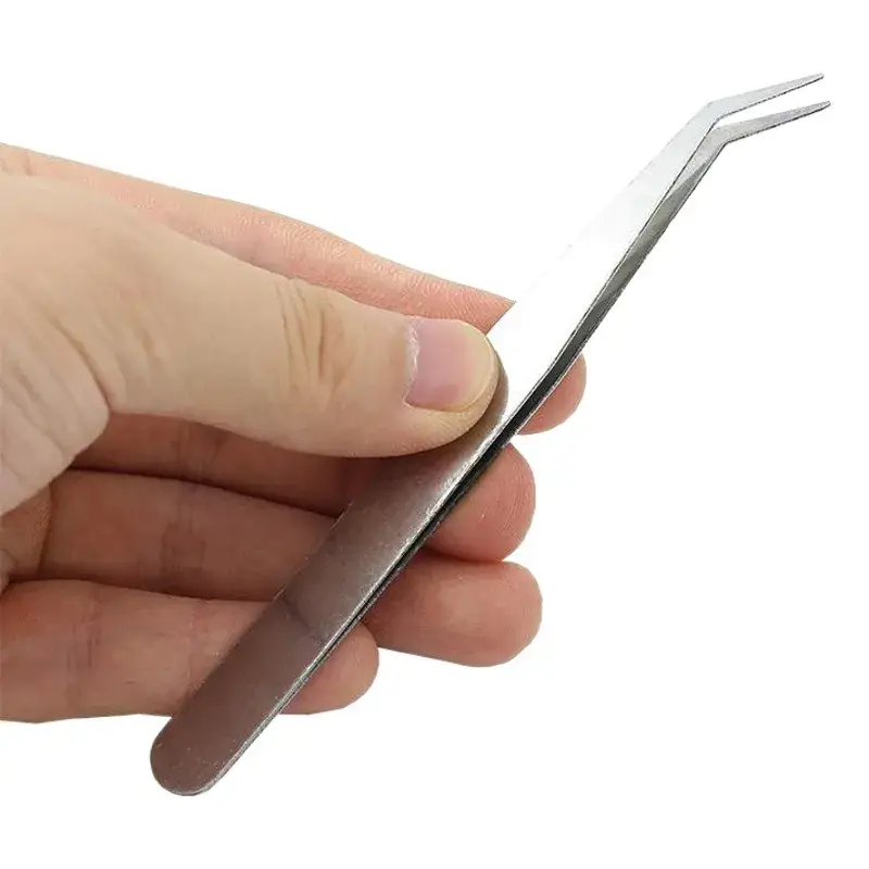 Metal Pointed Elbow Tweezers for Home Use