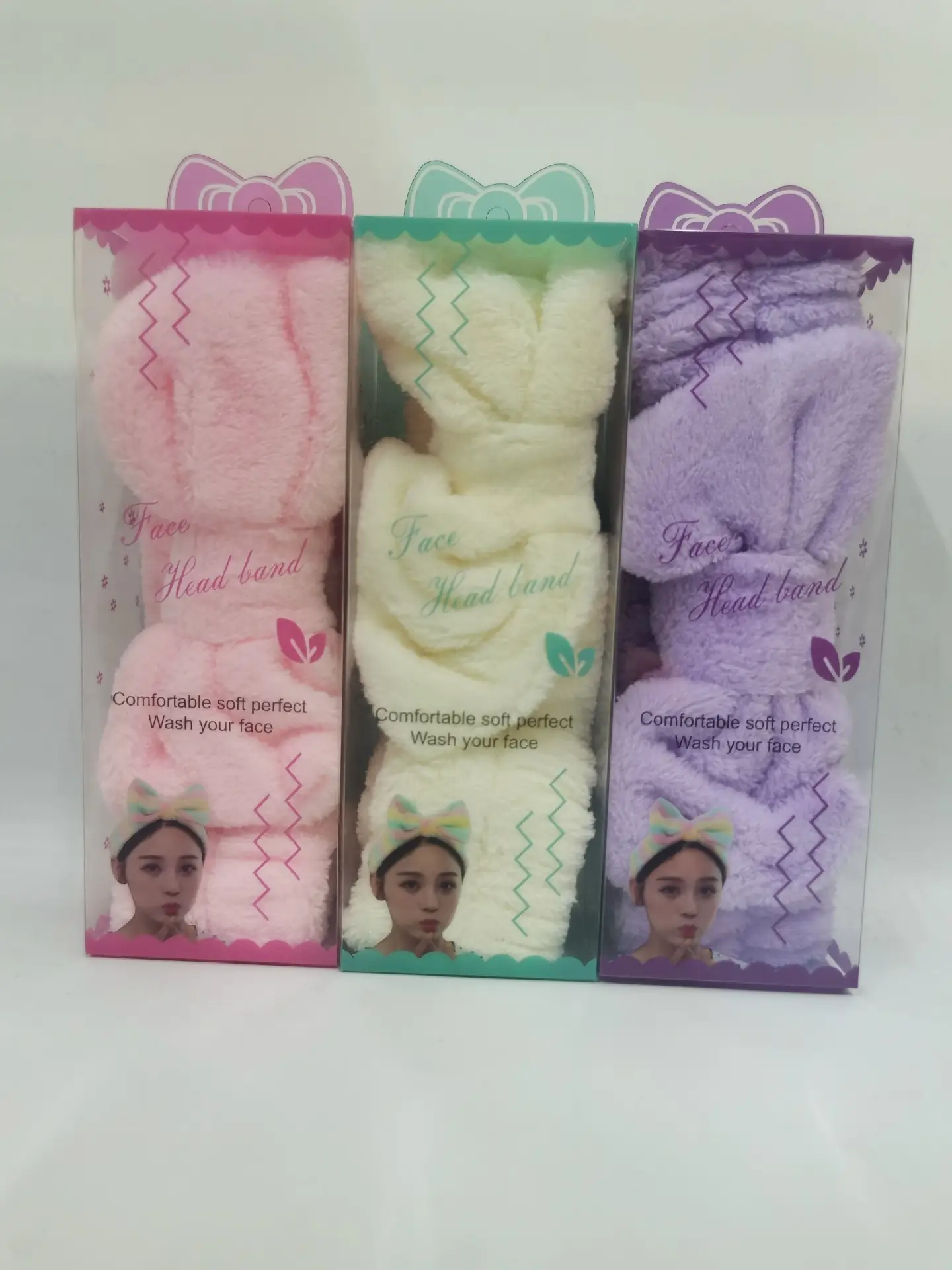 Plush Bow Headband for Makeup & Storage — feature 8