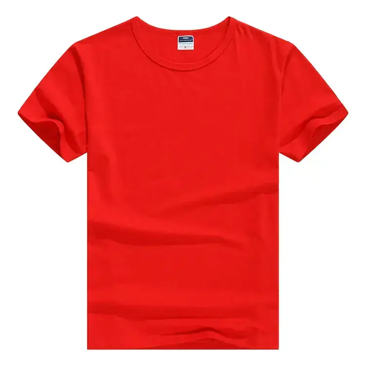 Spring Men's Black Modal T-Shirt Round Neck Blank