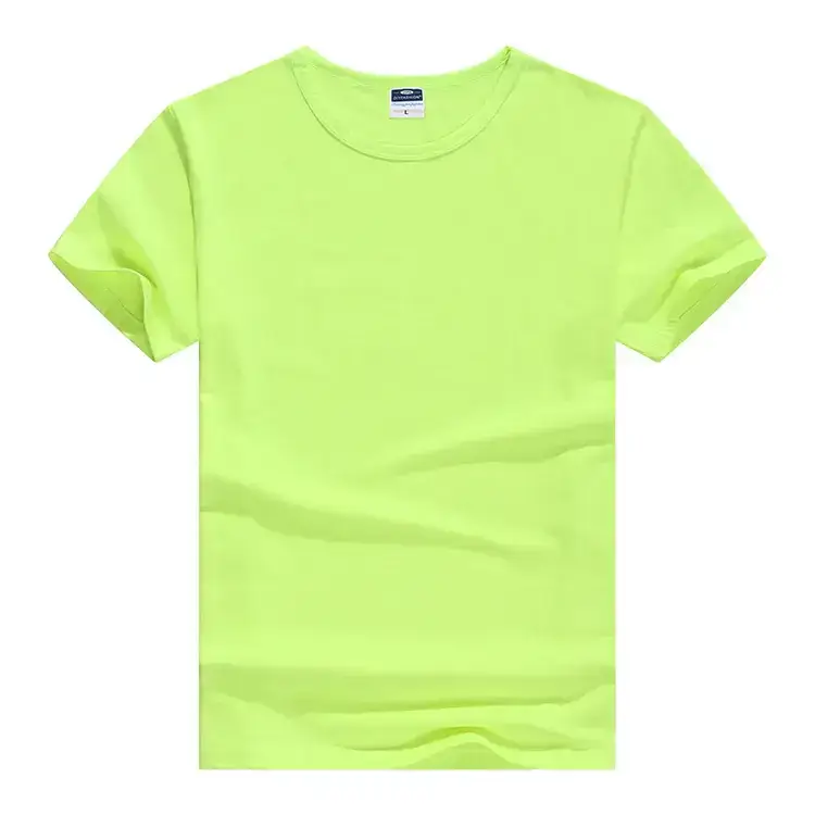 Spring Men's Black Modal T-Shirt Round Neck Blank