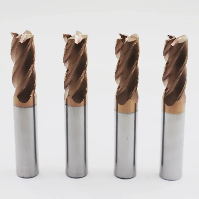 4-Blade HRC60 Degree Milling Cutter Tungsten Steel - Image 4
