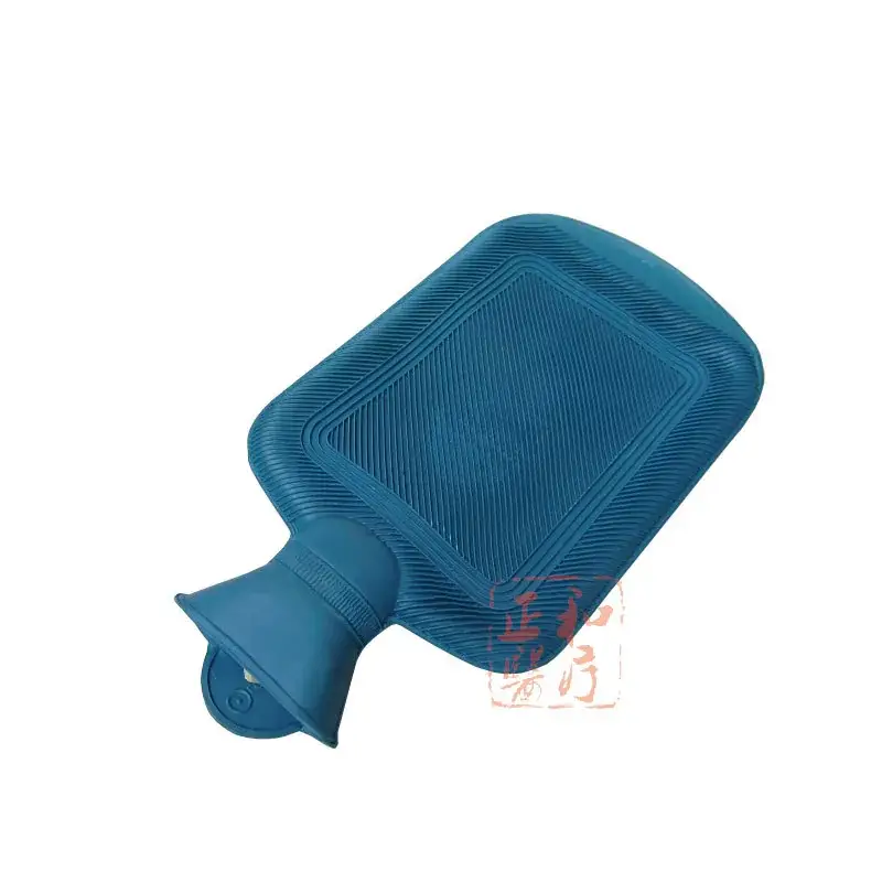 Red Rubber Hot Water Bag for Belly Warmth - Image 3