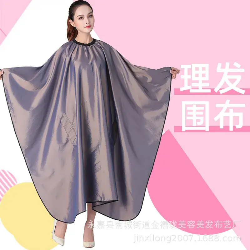 White Hair Cutting Cloth for Barber & Salon Use - Image 13