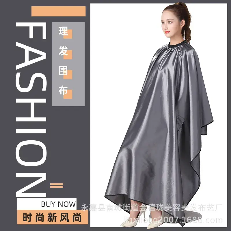 White Hair Cutting Cloth for Barber & Salon Use - Image 14