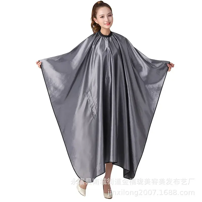 White Hair Cutting Cloth for Barber & Salon Use - Image 3