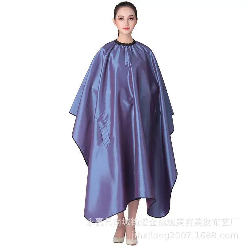 White Hair Cutting Cloth for Barber & Salon Use - Image 5