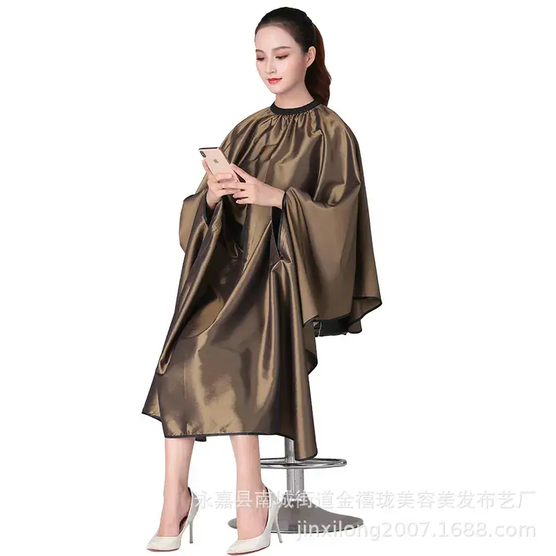White Hair Cutting Cloth for Barber & Salon Use - Image 8