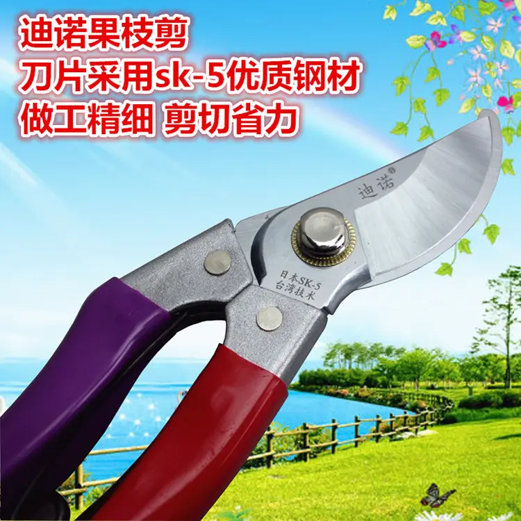 Factory Price Wholesale Dino Garden Pruning Tools Taiwan sk-5 Fruit Branch Shears Gardening Fruit Tree Pruning Shears Sharp Scissors — feature 1