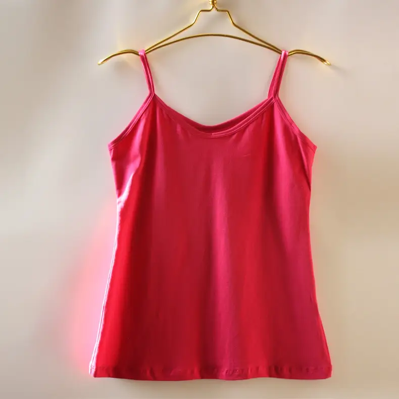 Lycra Cotton Camisole Women Candy Color Sports Vest - Image 8
