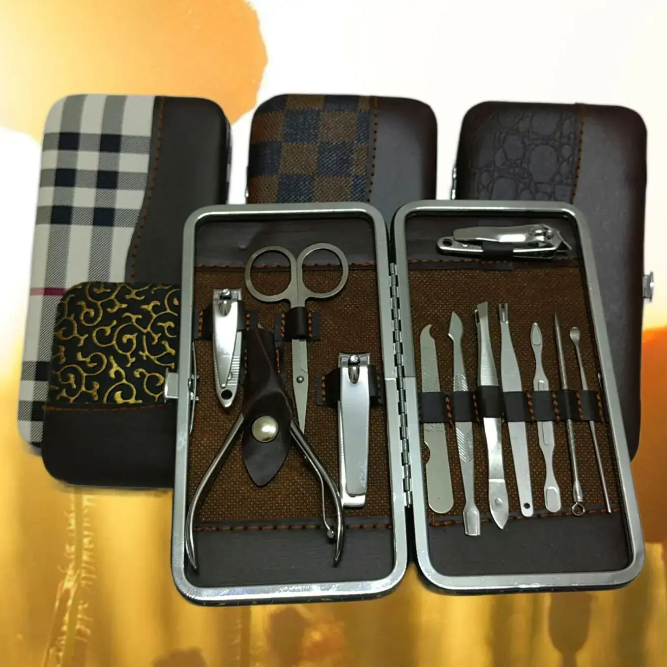 12-Piece Nail Manicure Tool Set with Clipper & Clippers - Image 32