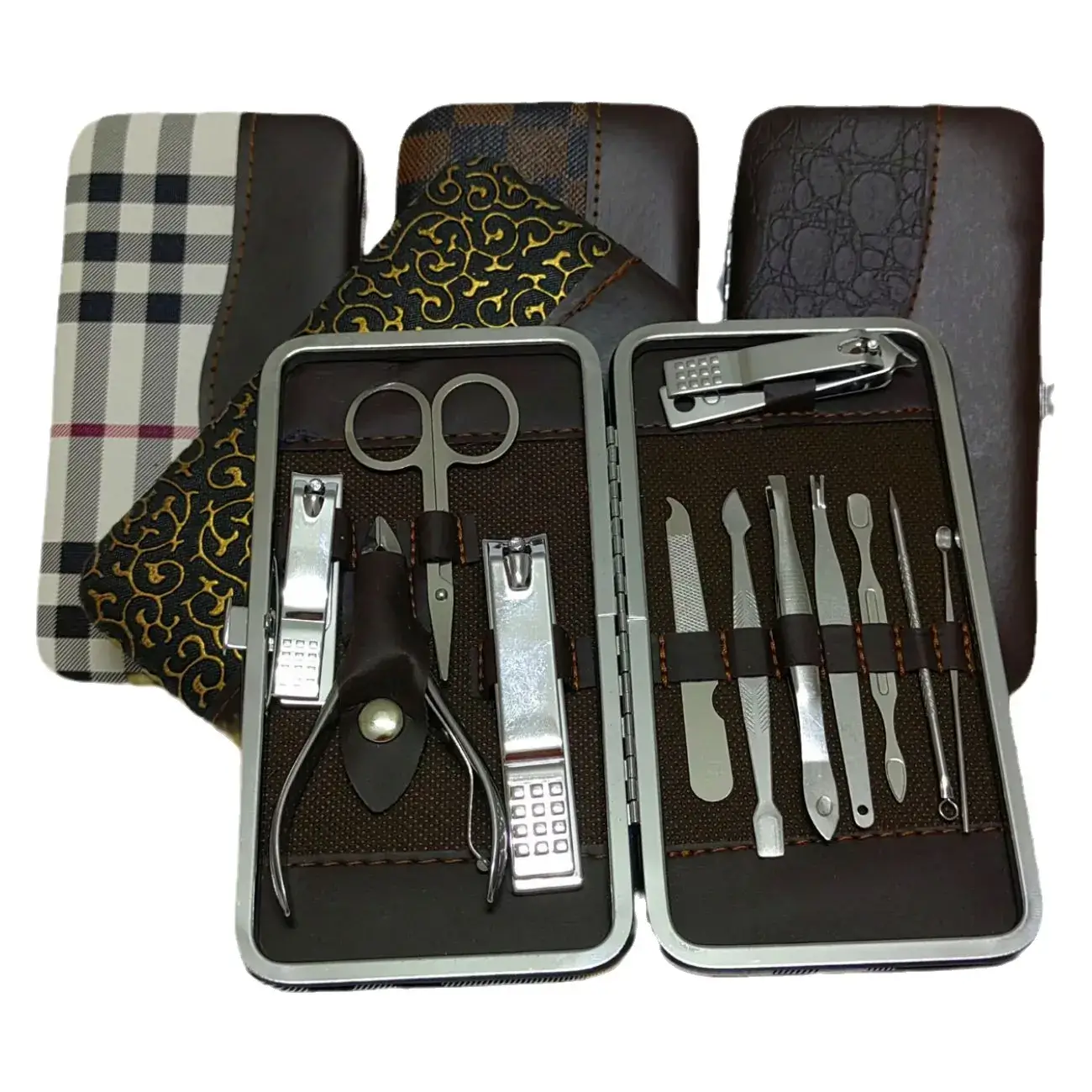 12-Piece Nail Manicure Tool Set with Clipper & Clippers - Image 33