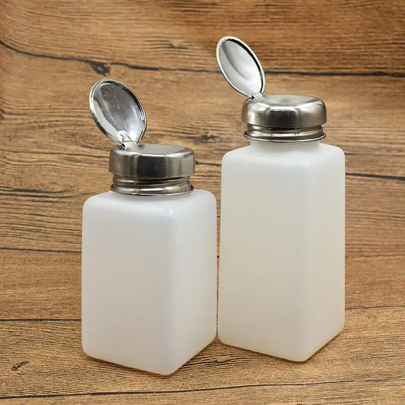 Self-Pump Alcohol Bottle 200ml 250ml Anti-Static Cleaning