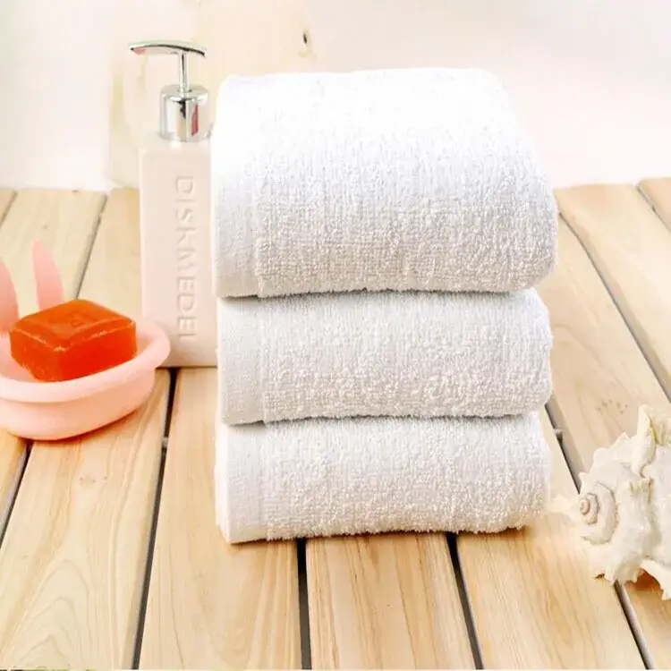 White 21-Strand Towel High-End Hotel Use
