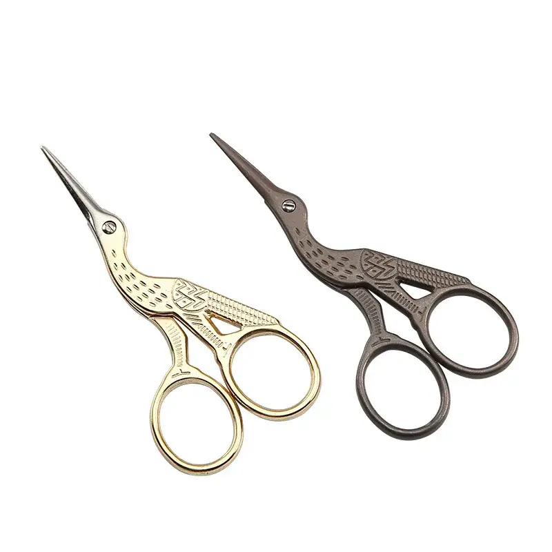 Xinyi Crane Scissors Antique Embroidered Household Scissors - Image 5