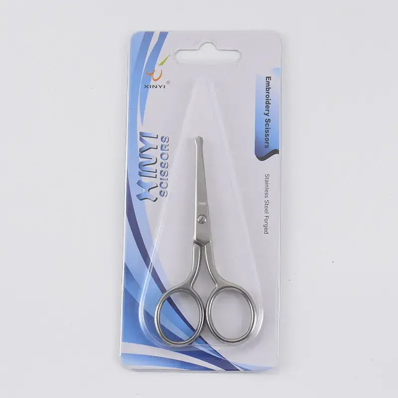 Stainless Steel Nose Hair Scissors for Makeup Tools - Image 5