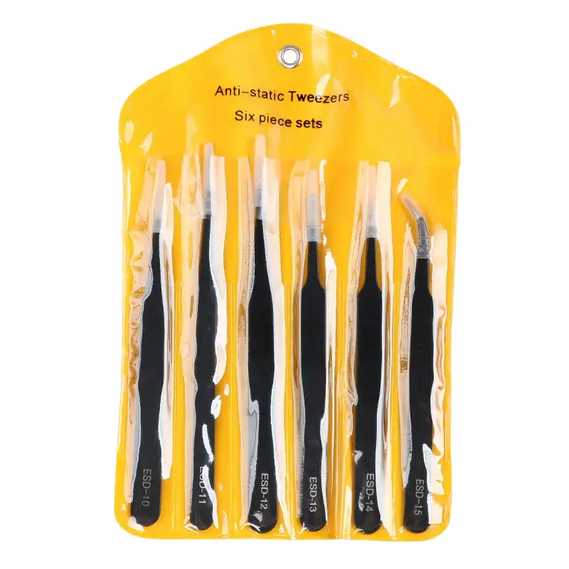 Stainless Steel Anti-static Tweezers 14cm - Image 21
