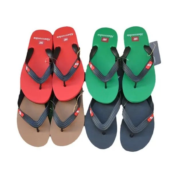 Xiaobei Deer Men Green Flip Flops Lightweight Summer