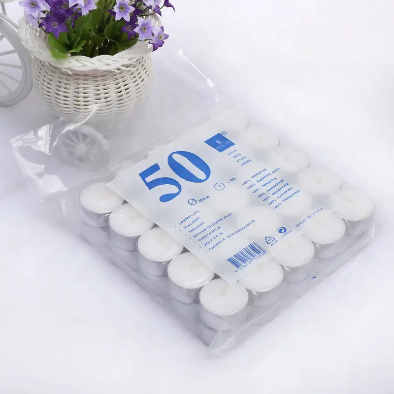 2-9 Hours Smokeless and Odorless Candle for Heating and Keeping Warm, Tea Brewing Candle, Aromatherapy Emergency Candle, White Eco-Friendly Candle