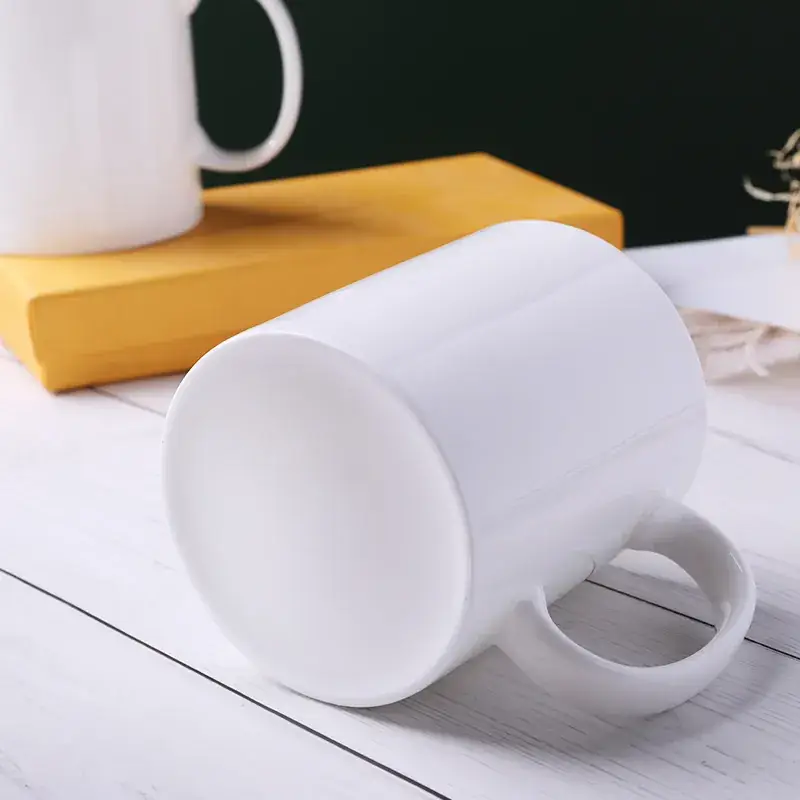 White Ceramic Mug for Coffee & Tea - Image 4