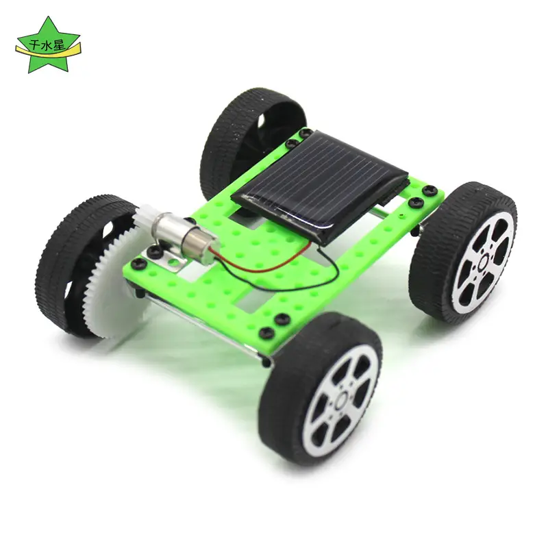 Solar Powered Mini Car DIY Handmade Science Toy - Image 4