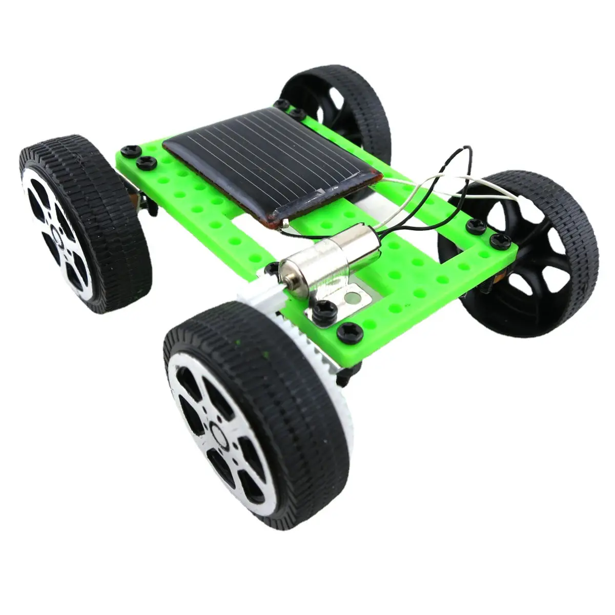 Solar Powered Mini Car DIY Handmade Science Toy - Image 7
