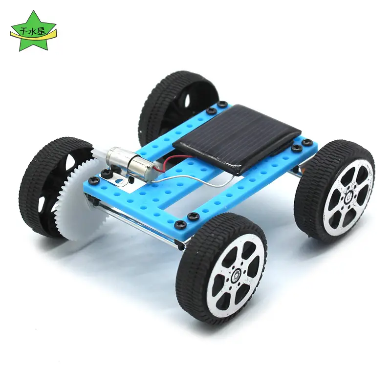 Solar Powered Mini Car DIY Handmade Science Toy - Image 2