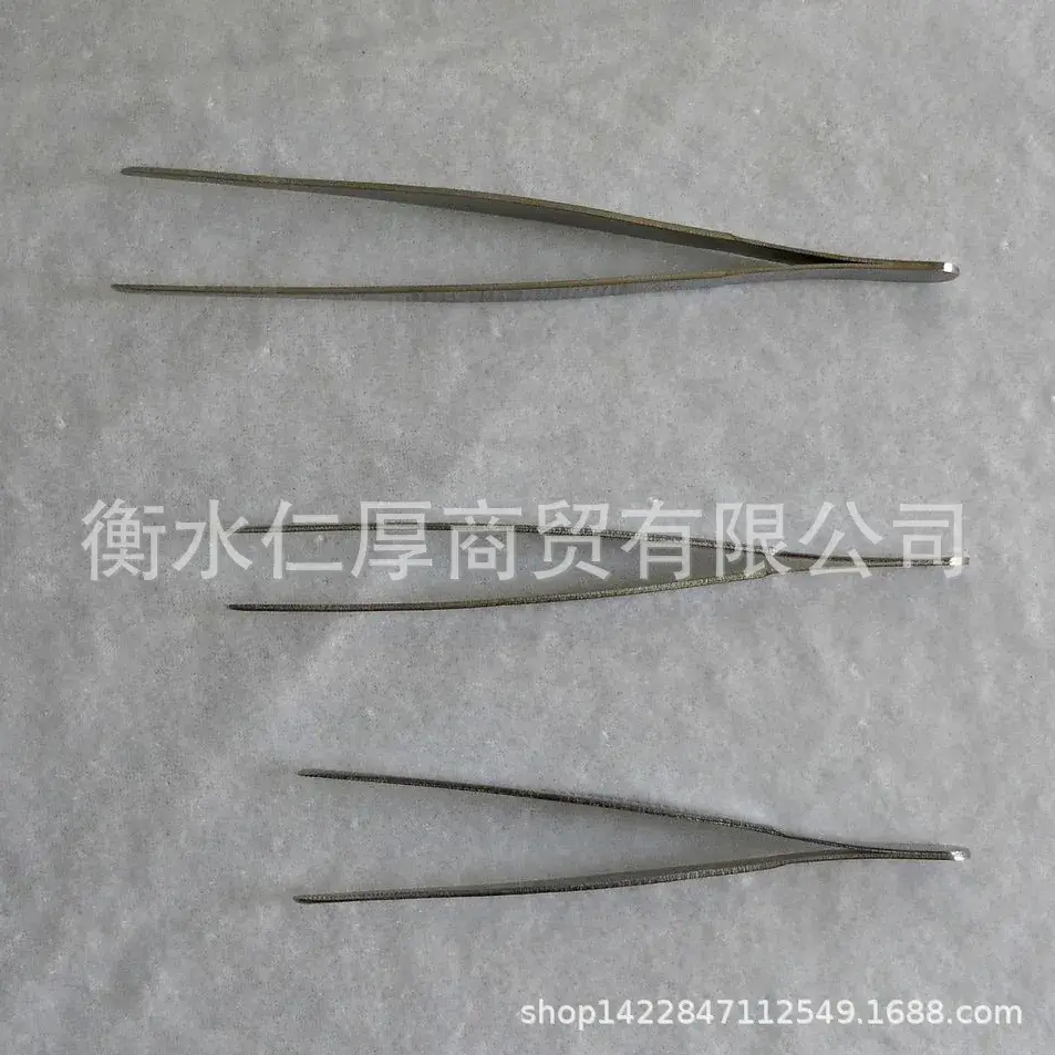 Stainless Steel Medical Tweezers Round Head Surgical Tools