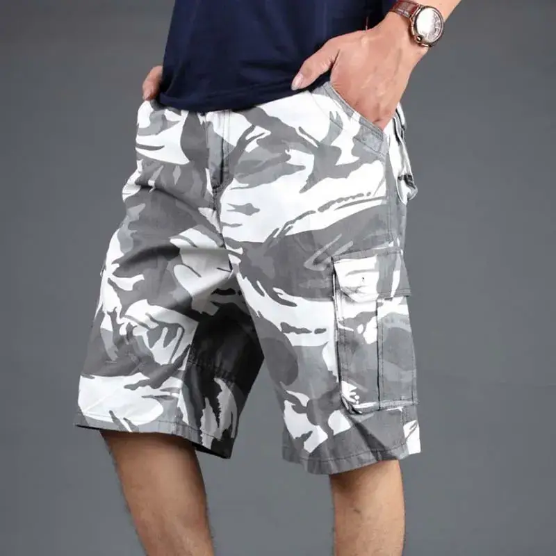 Summer Men's Multi-Pocket Work Pants Large - Image 3