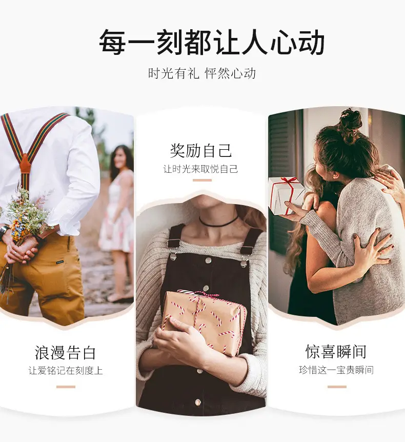 Cross-Border Alloy Couple Watches with Leather Straps — feature 14