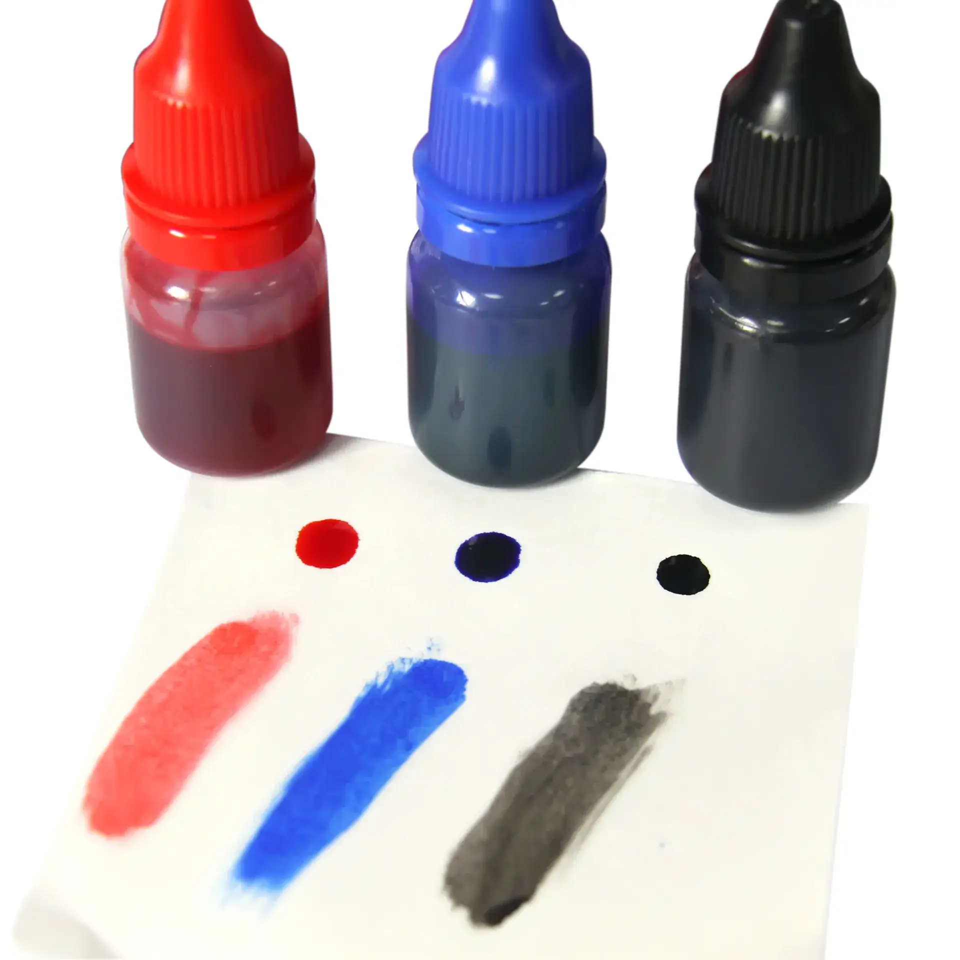 Water-Based Printing Ink 10ml Red Blue Black - Image 3