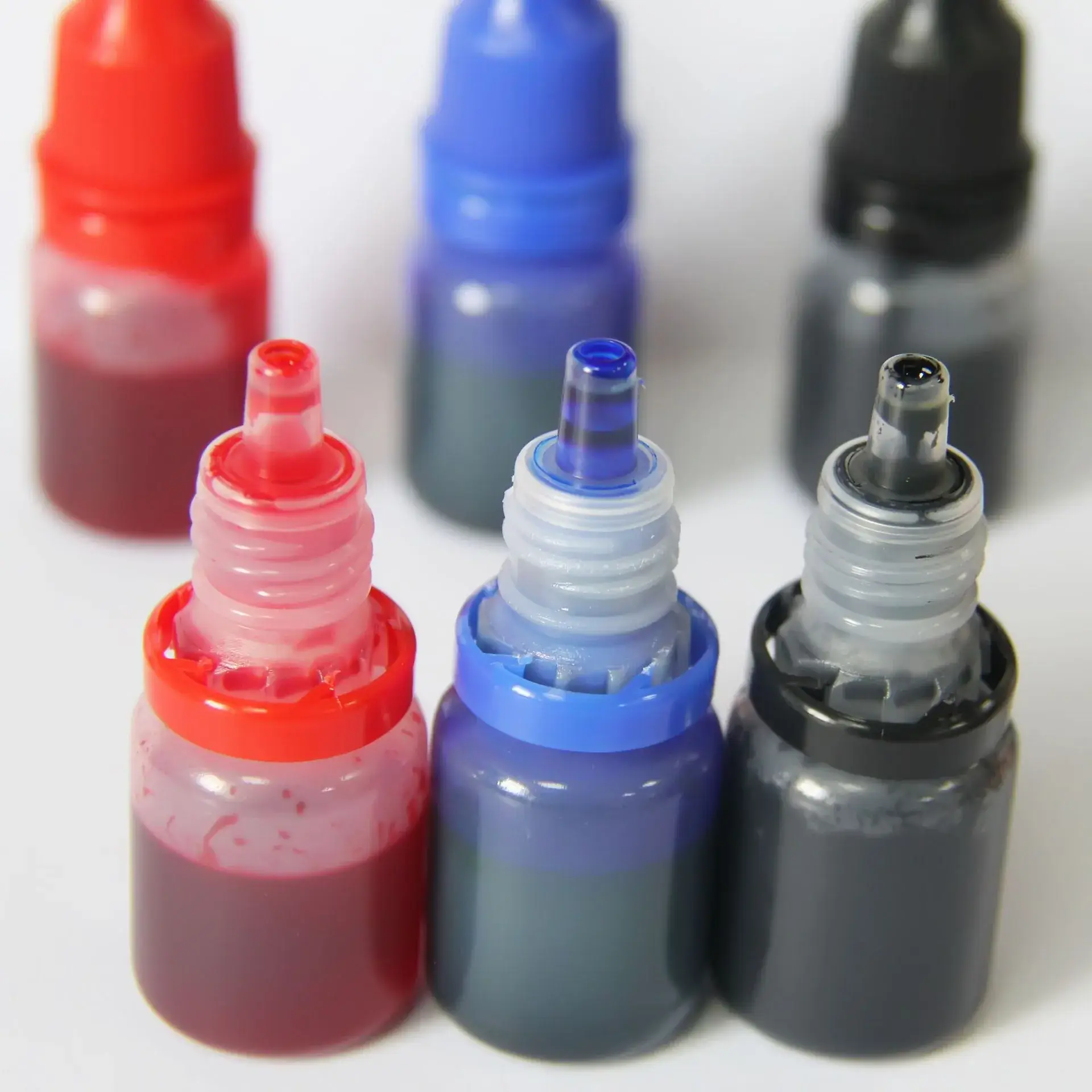 Water-Based Printing Ink 10ml Red Blue Black - Image 5