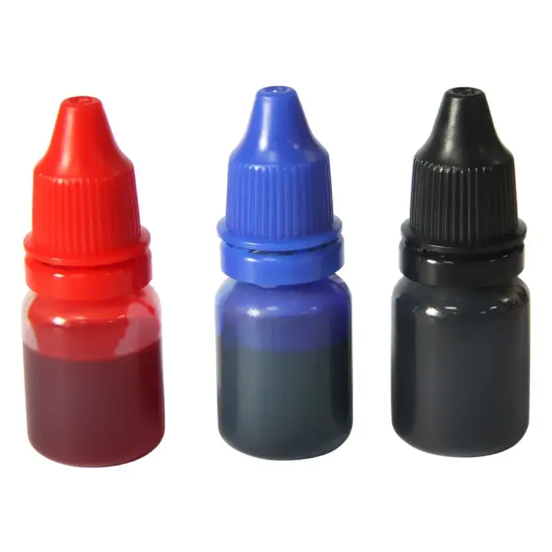 Water-Based Printing Ink 10ml Red Blue Black