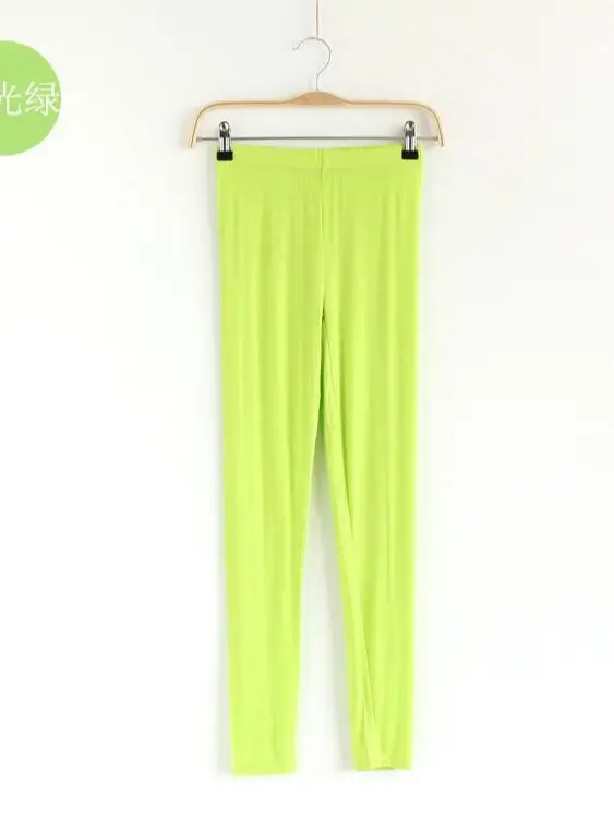 Women's Black Elastic Leggings Summer Wear - Image 5