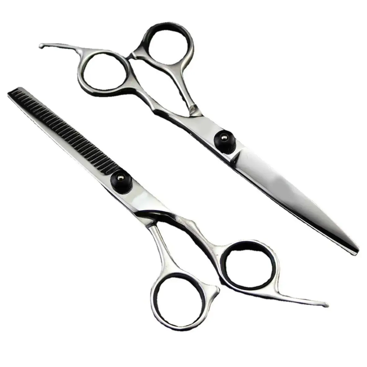 CG 6.0 Inch HUO Screw Hair Scissors Barber Tooth Thin - Image 3