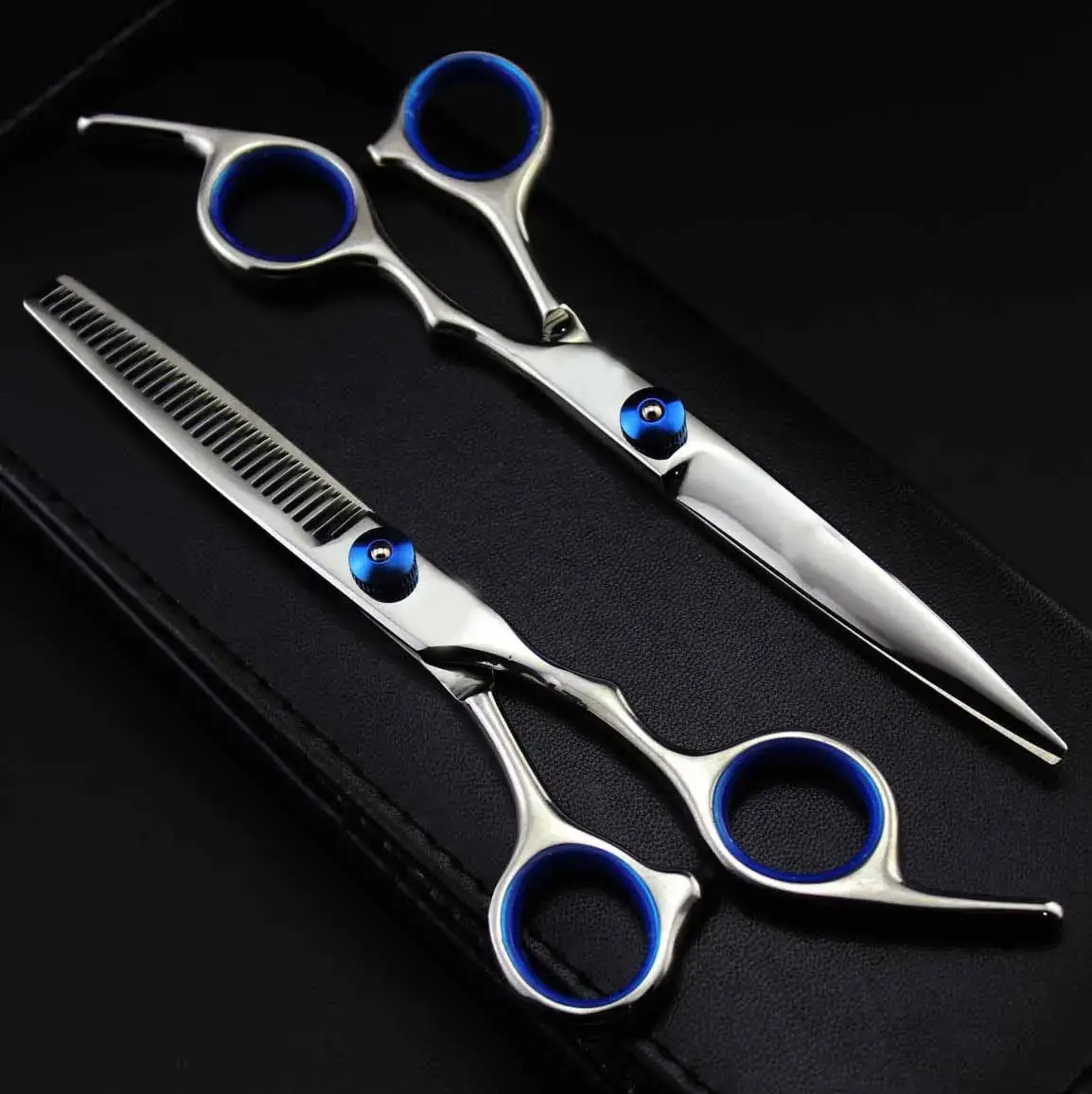 CG 6.0 Inch HUO Screw Hair Scissors Barber Tooth Thin