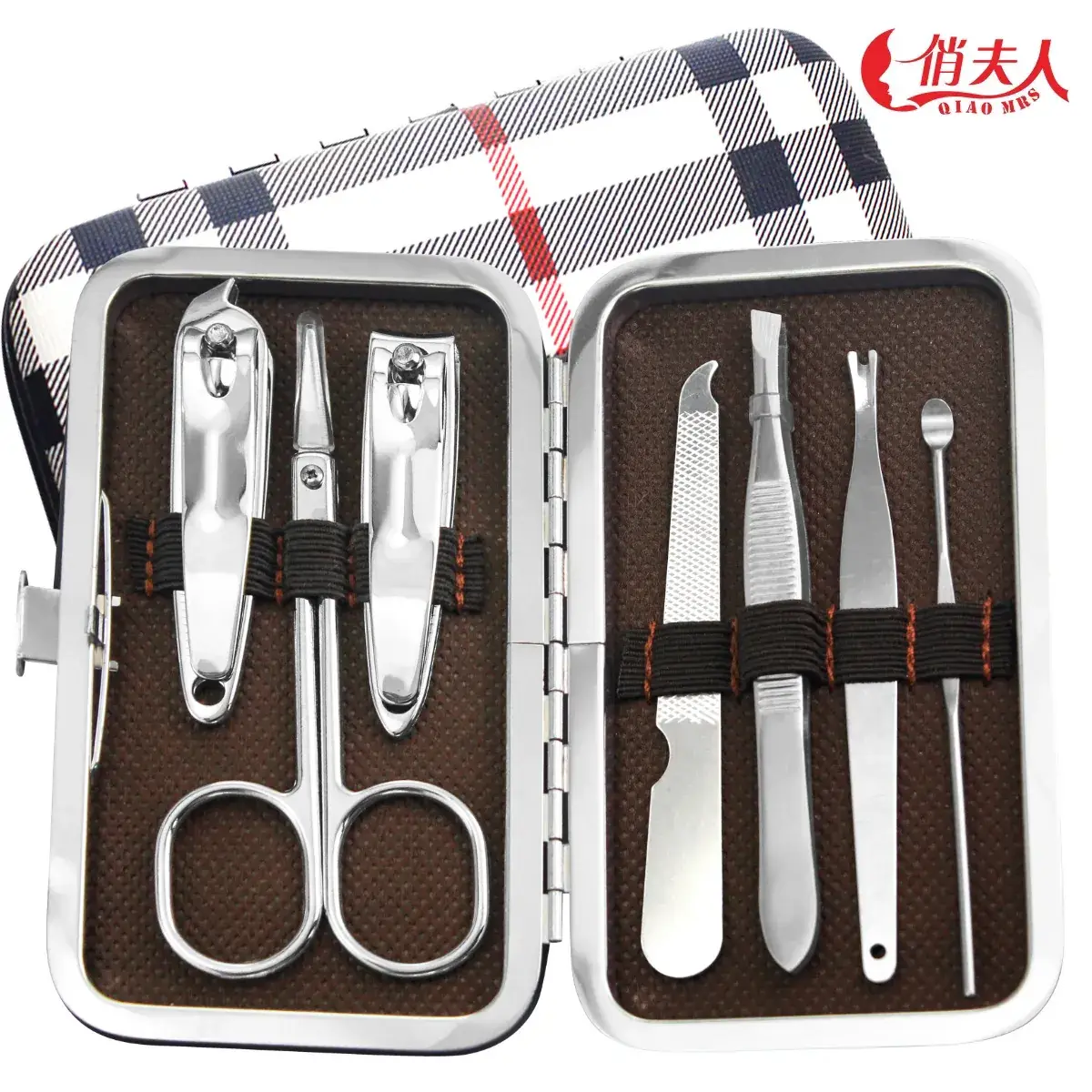 Nail Clippers Set 7 Pcs Leather Style Repair Group - Image 13