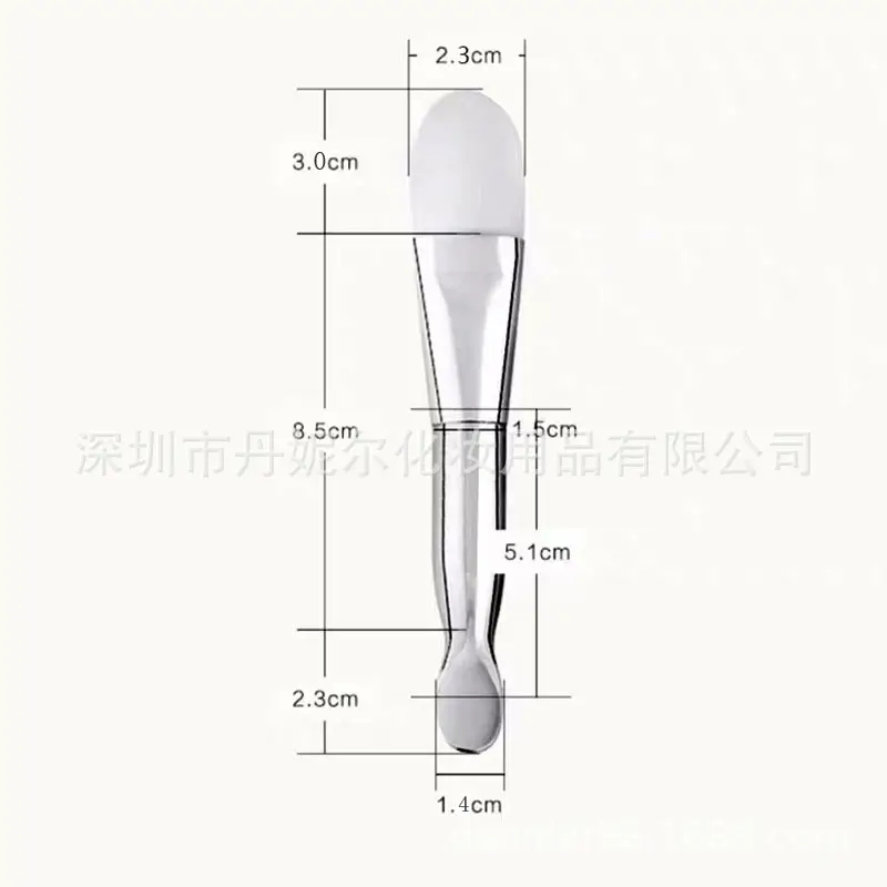Double Head Makeup Brush with Digging Spoon Mask Brush — feature 5